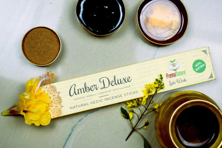 Amber deluxe - Incense sticks by Prema Nature - scentingsecrets