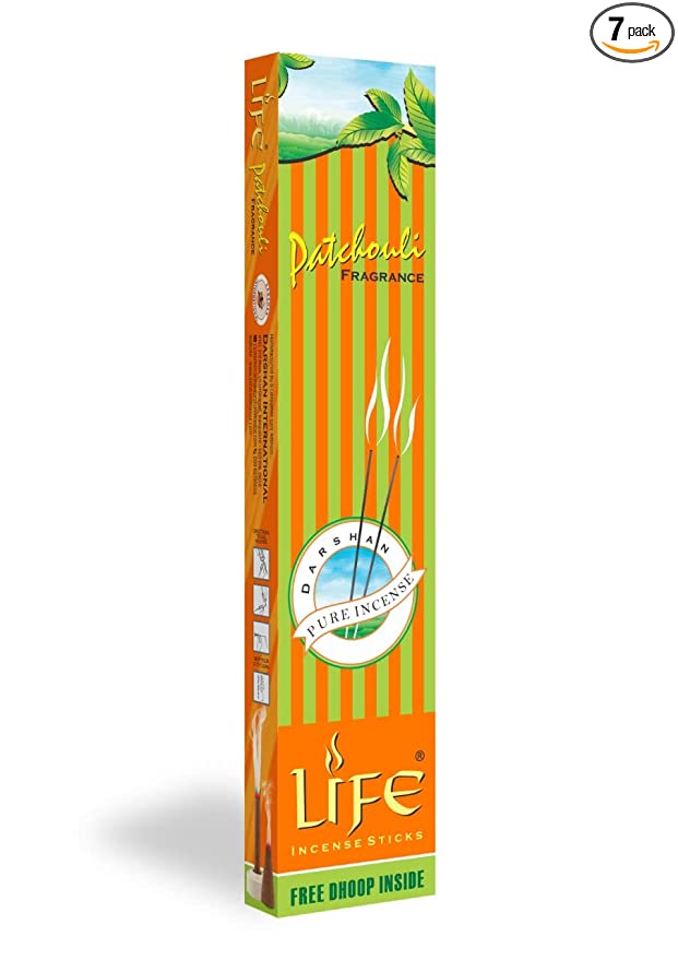 Patchouli Incense sticks - Life agarbathi by Darshan incense - scentingsecrets